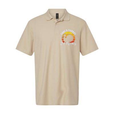 Save A Turkey Eat Tofurkey Vegan Thanksgiving Softstyle Adult Sport Polo