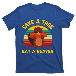 Save A Tree Eat A Beaver Funny Beaver Pun T-Shirt