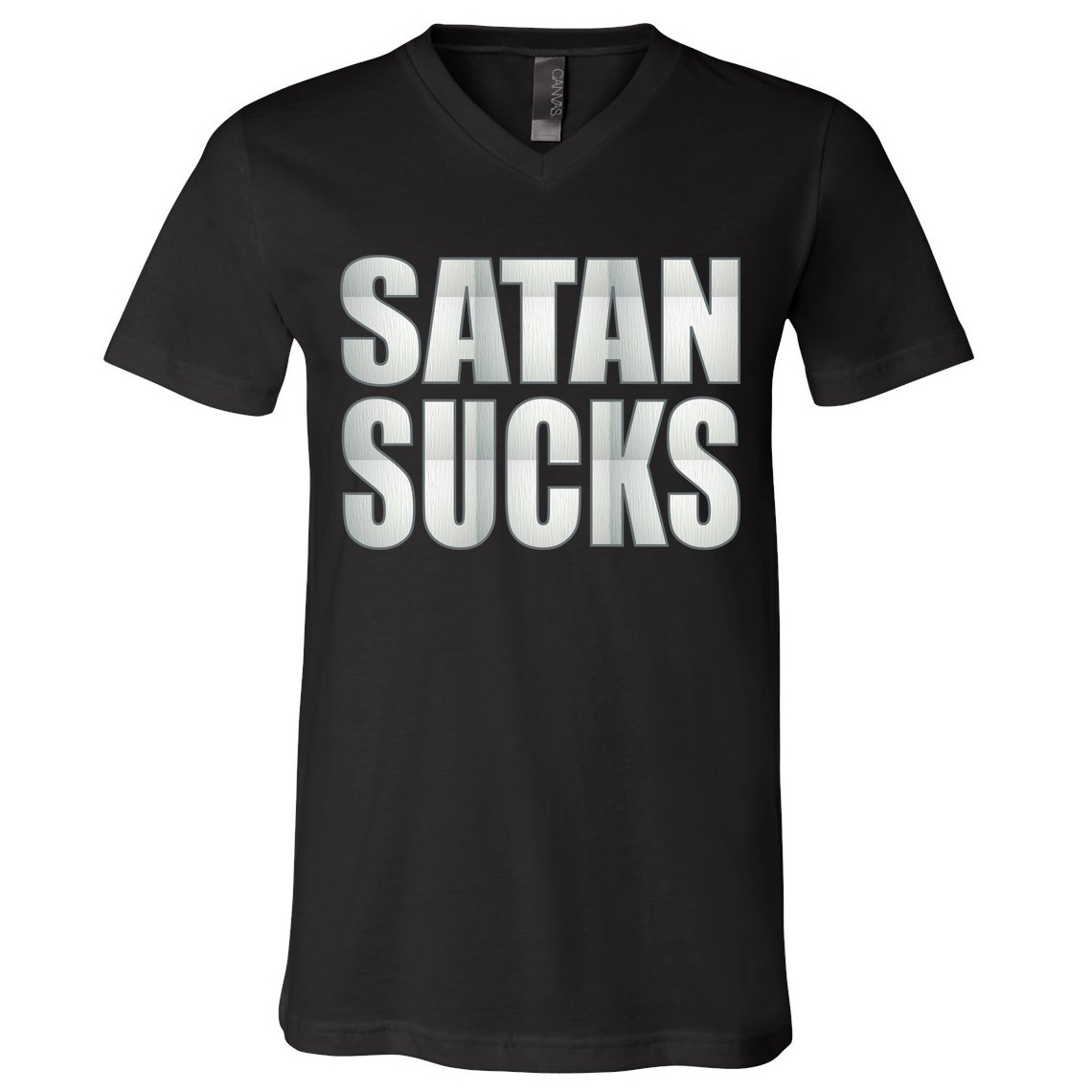 Satan Sucks V-Neck T-Shirt
