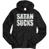 Satan Sucks Tie Dye Hoodie