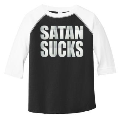 Satan Sucks Toddler Fine Jersey T-Shirt