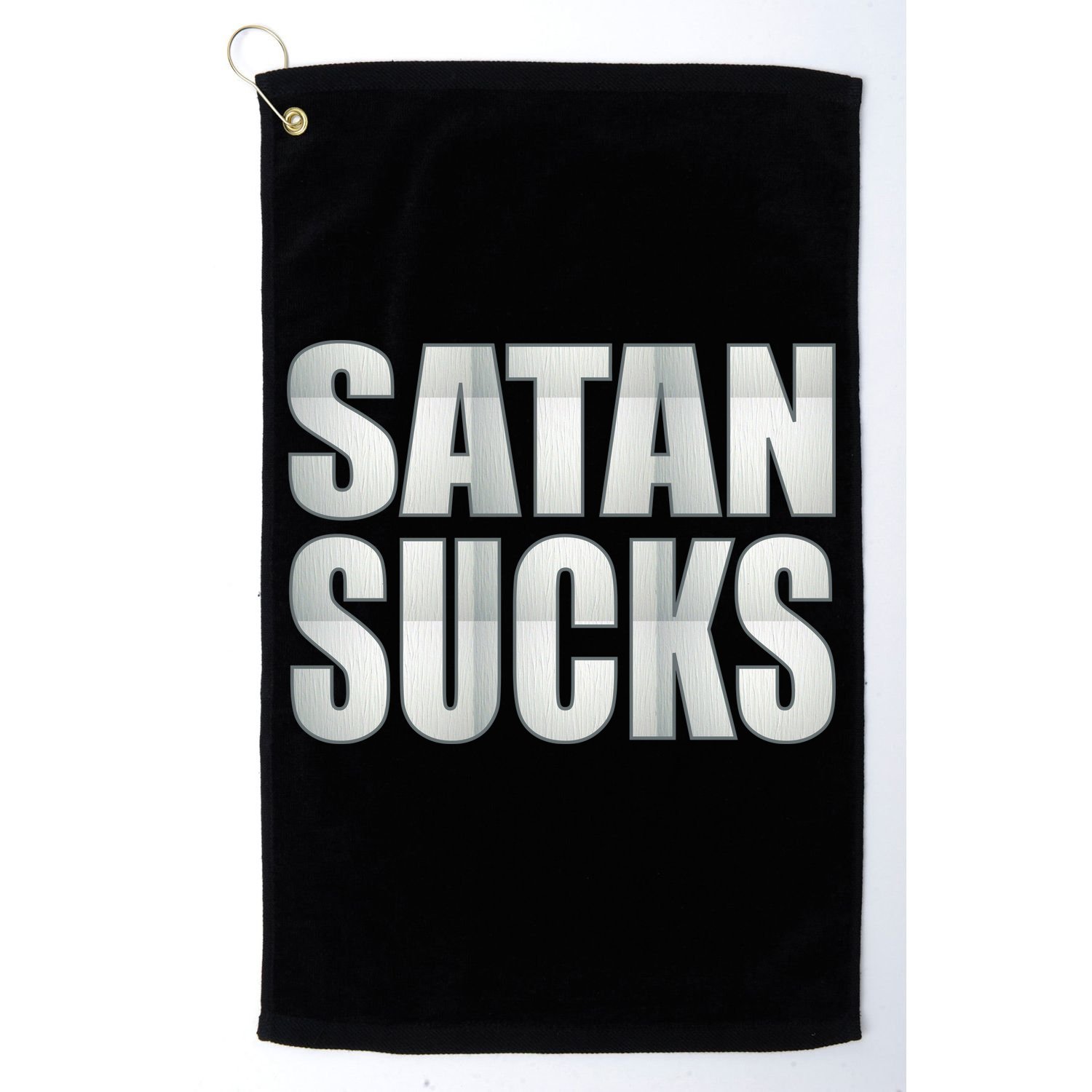 Satan Sucks Golf Towel
