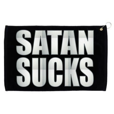 Satan Sucks Grommeted Golf Towel