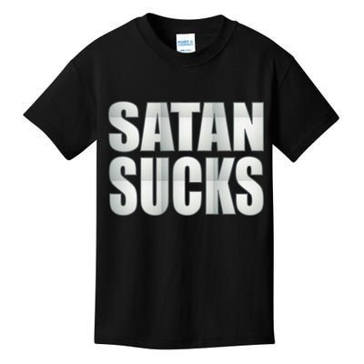 Satan Sucks Kids T-Shirt
