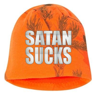 Satan Sucks Kati - Camo Knit Beanie