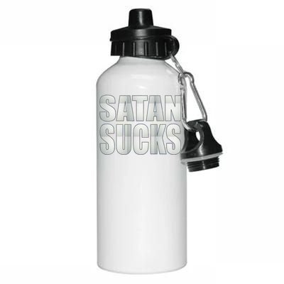 Satan Sucks Aluminum Water Bottle