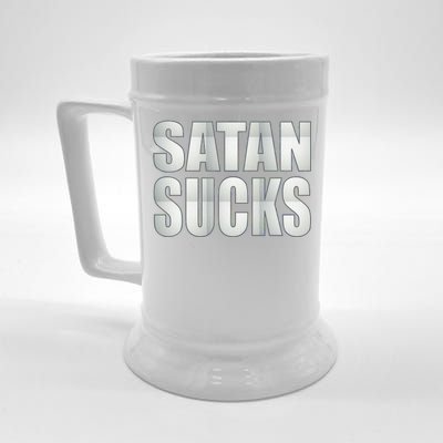 Satan Sucks Beer Stein