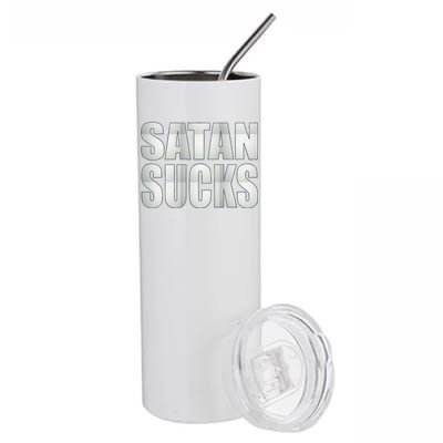 Satan Sucks Stainless Steel Tumbler