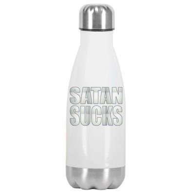 Satan Sucks Stainless Steel Insulated Water Bottle