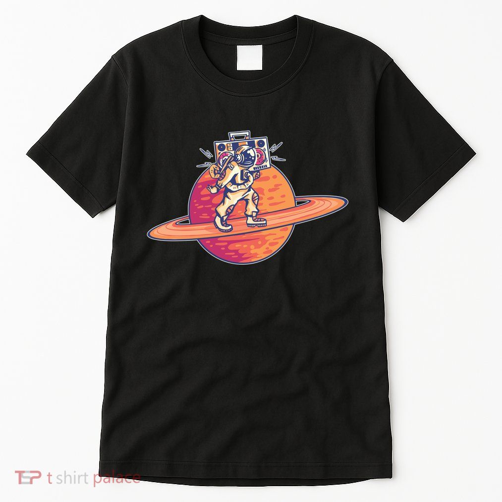 Saturn Astronaut Music Tall T-Shirt