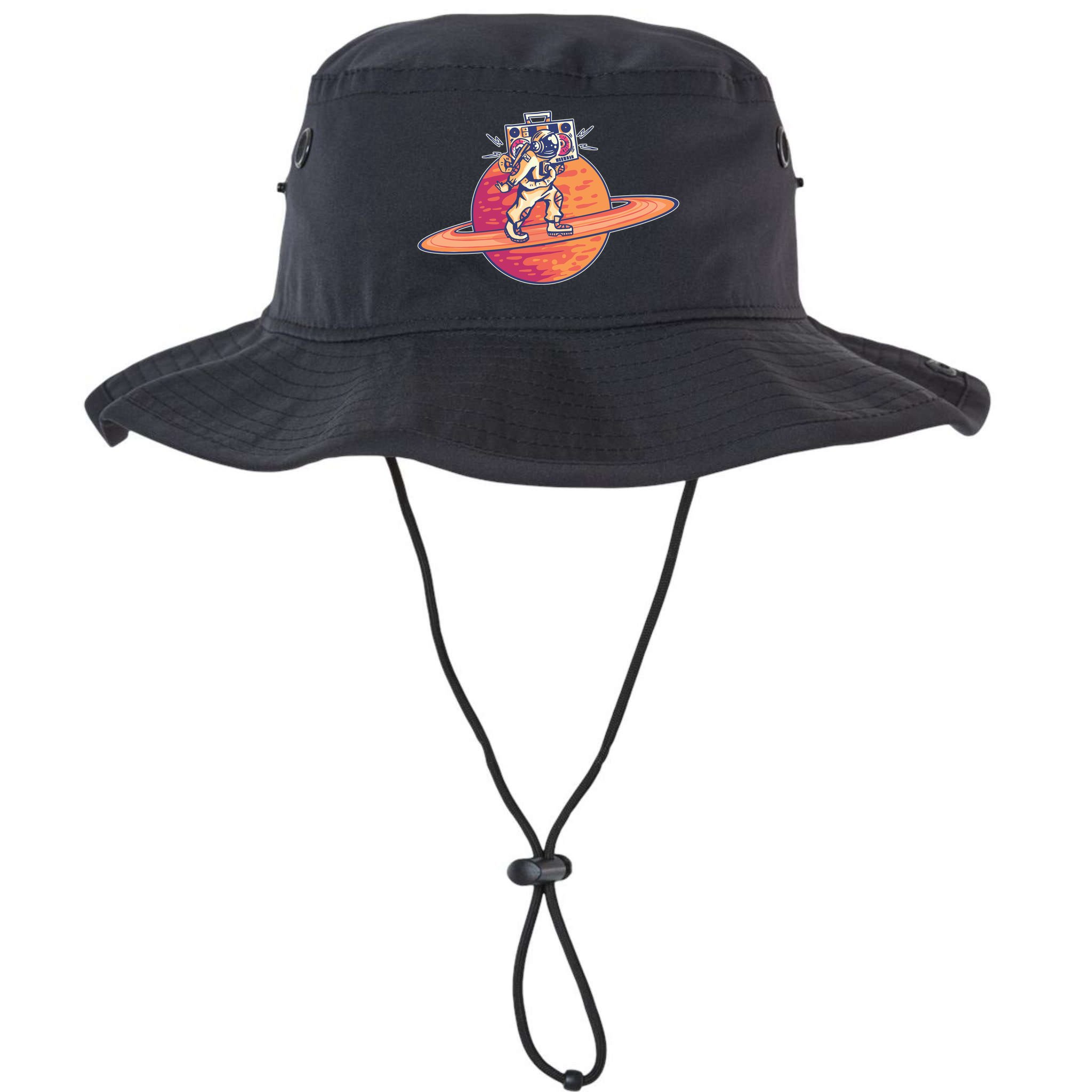 Saturn Astronaut Music Bucket Hat