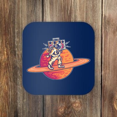 Saturn Astronaut Music Coaster