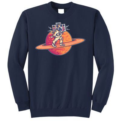 Saturn Astronaut Music Tall Sweatshirt