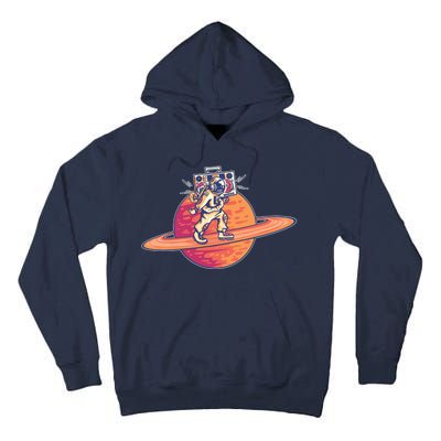 Saturn Astronaut Music Tall Hoodie