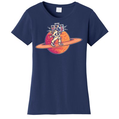 Saturn Astronaut Music Women's T-Shirt