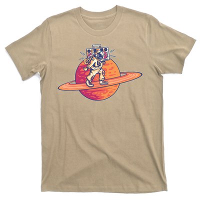 Saturn Astronaut Music T-Shirt