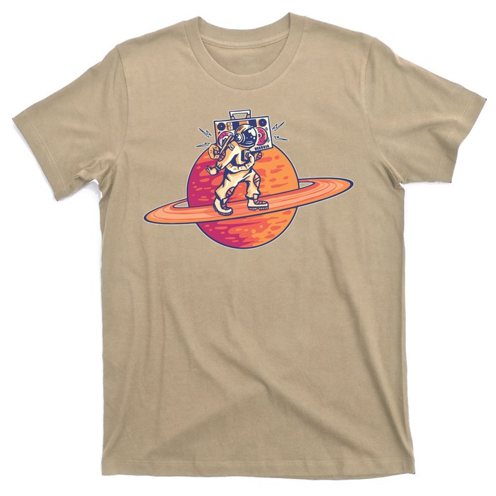 Saturn Astronaut Music T-Shirt