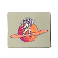 Saturn Astronaut Music Mousepad