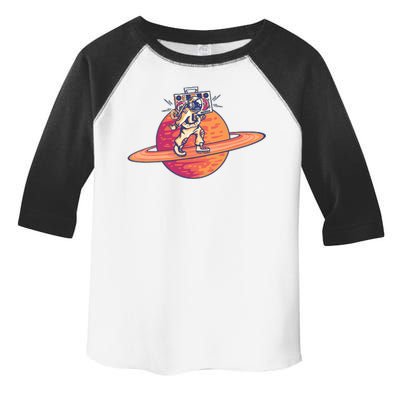 Saturn Astronaut Music Toddler Fine Jersey T-Shirt