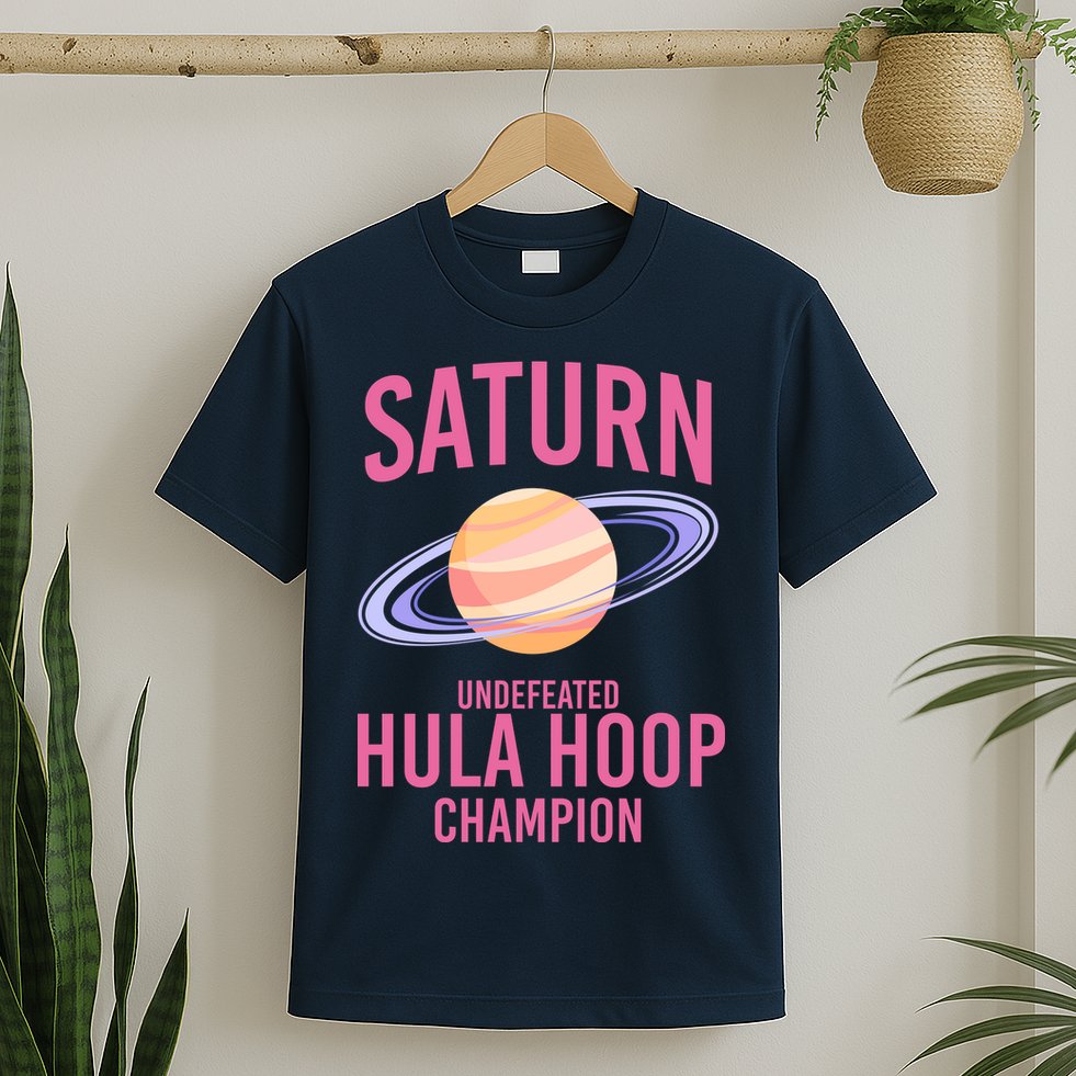 Saturn Undefeated Hula Hoop T-Shirt