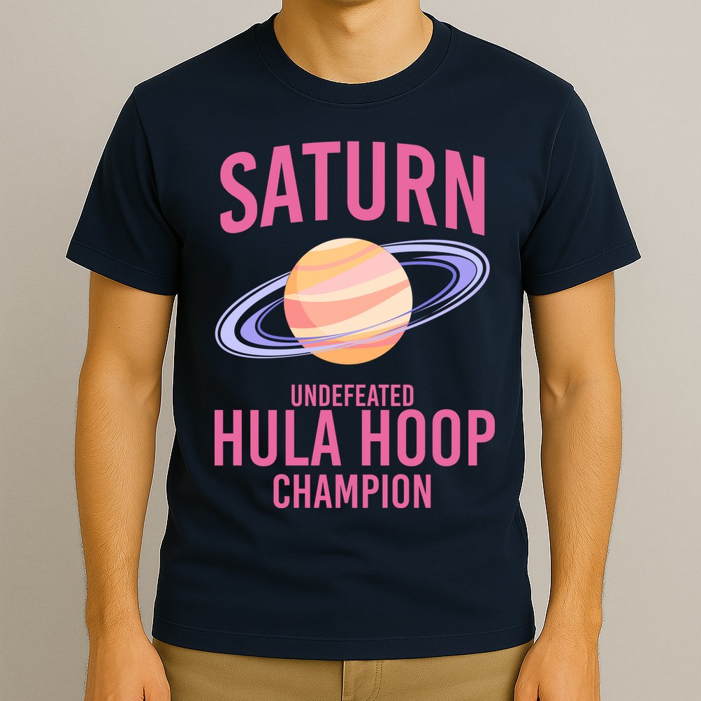 Saturn Undefeated Hula Hoop T-Shirt