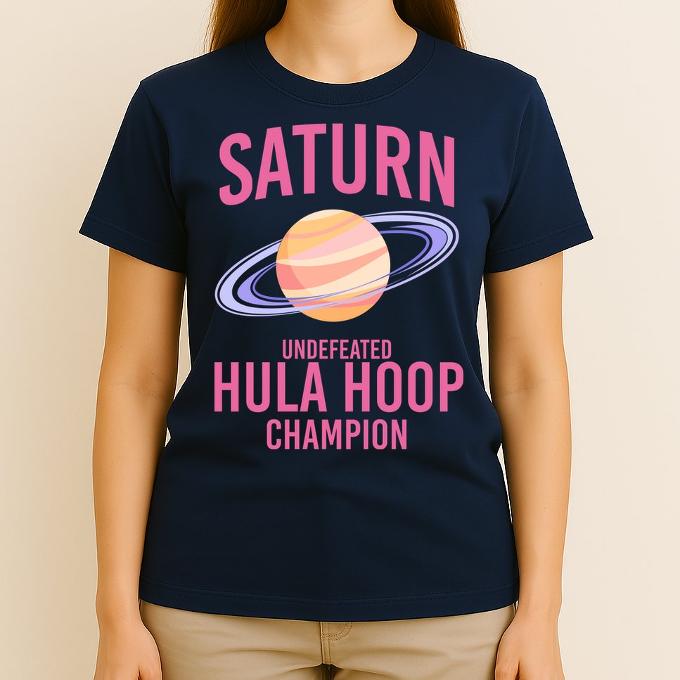 Saturn Undefeated Hula Hoop T-Shirt
