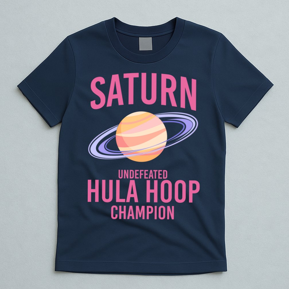 Saturn Undefeated Hula Hoop T-Shirt