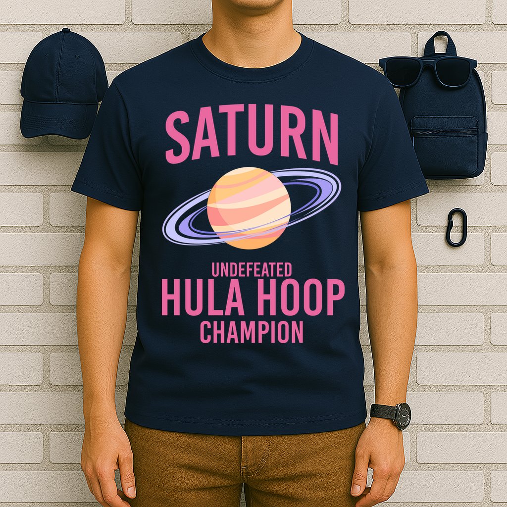 Saturn Undefeated Hula Hoop T-Shirt