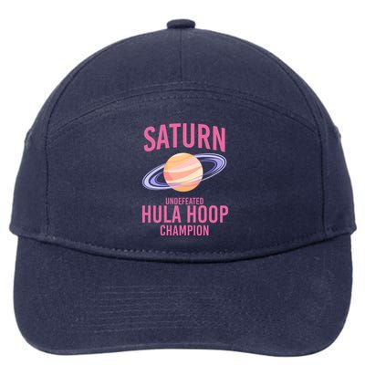 Saturn Undefeated Hula Hoop 7-Panel Snapback Hat