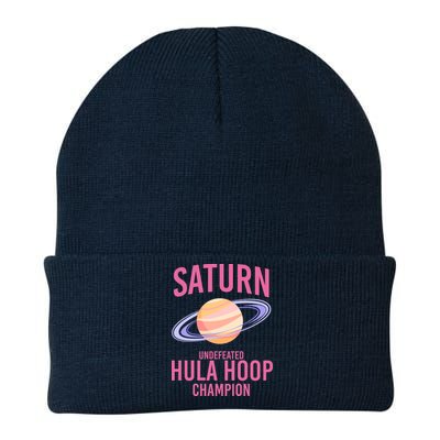 Saturn Undefeated Hula Hoop Knit Cap Winter Beanie