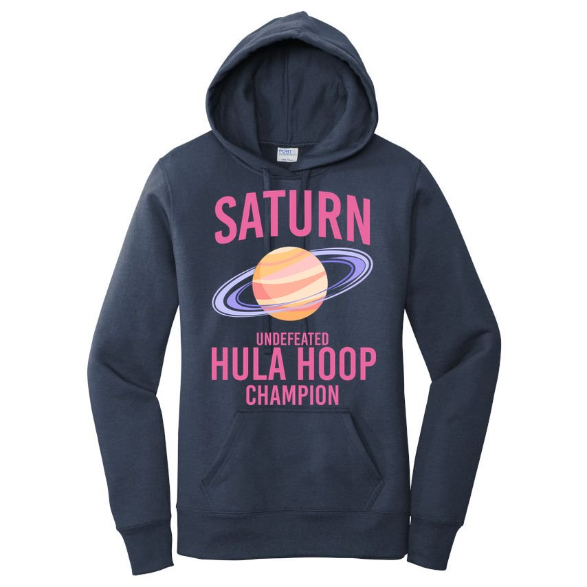Saturn Undefeated Hula Hoop Women's Pullover Hoodie