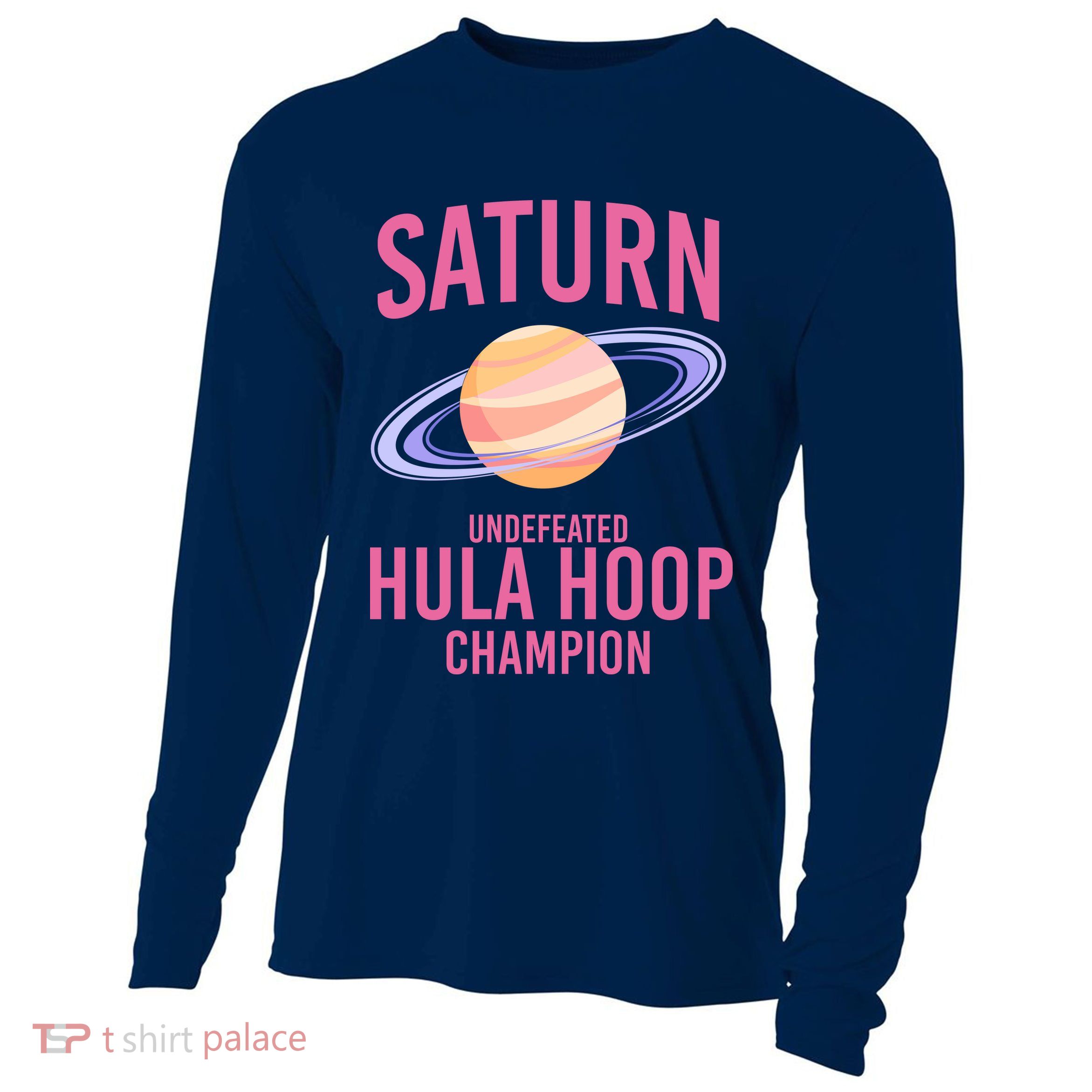 Saturn Undefeated Hula Hoop Cooling Performance Long Sleeve Crew