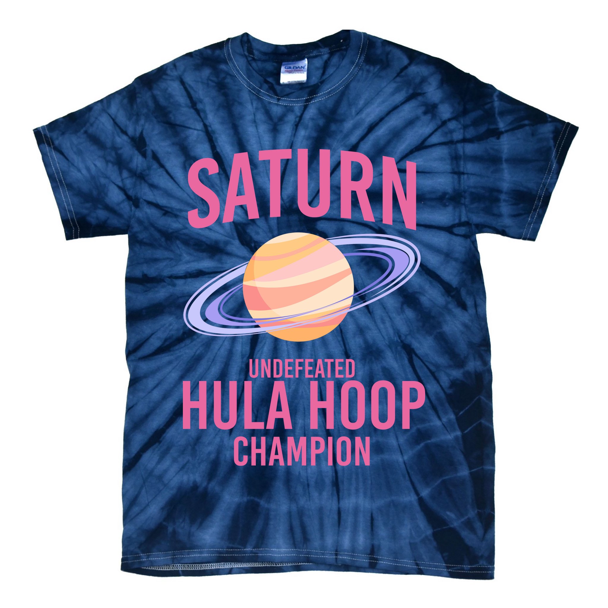 Saturn Undefeated Hula Hoop Tie-Dye T-Shirt