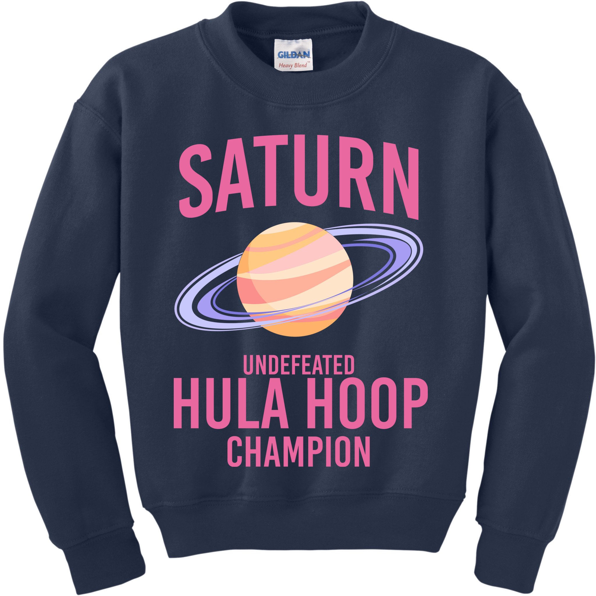 Saturn Undefeated Hula Hoop Kids Sweatshirt