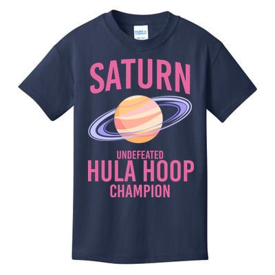 Saturn Undefeated Hula Hoop Kids T-Shirt