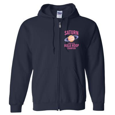 Saturn Undefeated Hula Hoop Full Zip Hoodie