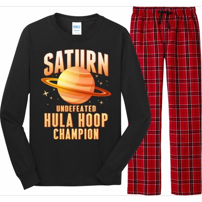 Saturn Undefeated Hula Hoop Champion Long Sleeve Pajama Set