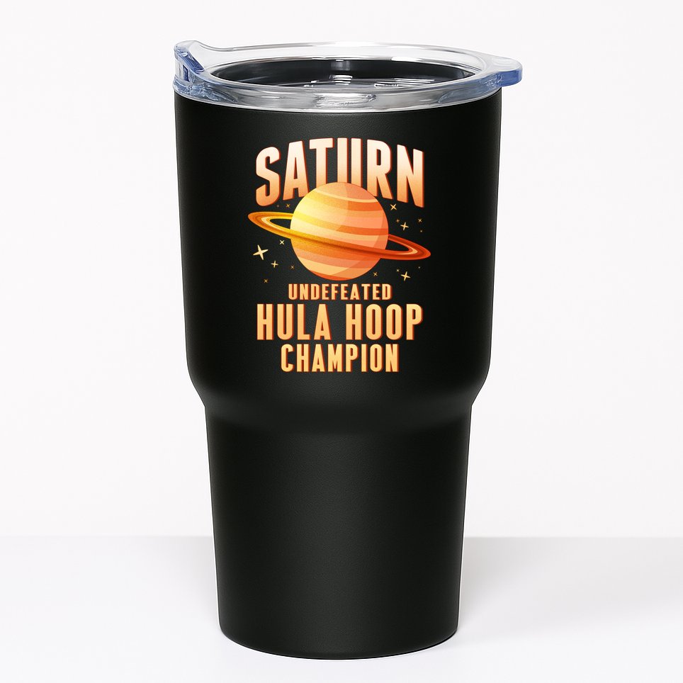 Saturn Undefeated Hula Hoop Champion Tumbler