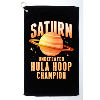Saturn Undefeated Hula Hoop Champion Golf Towel