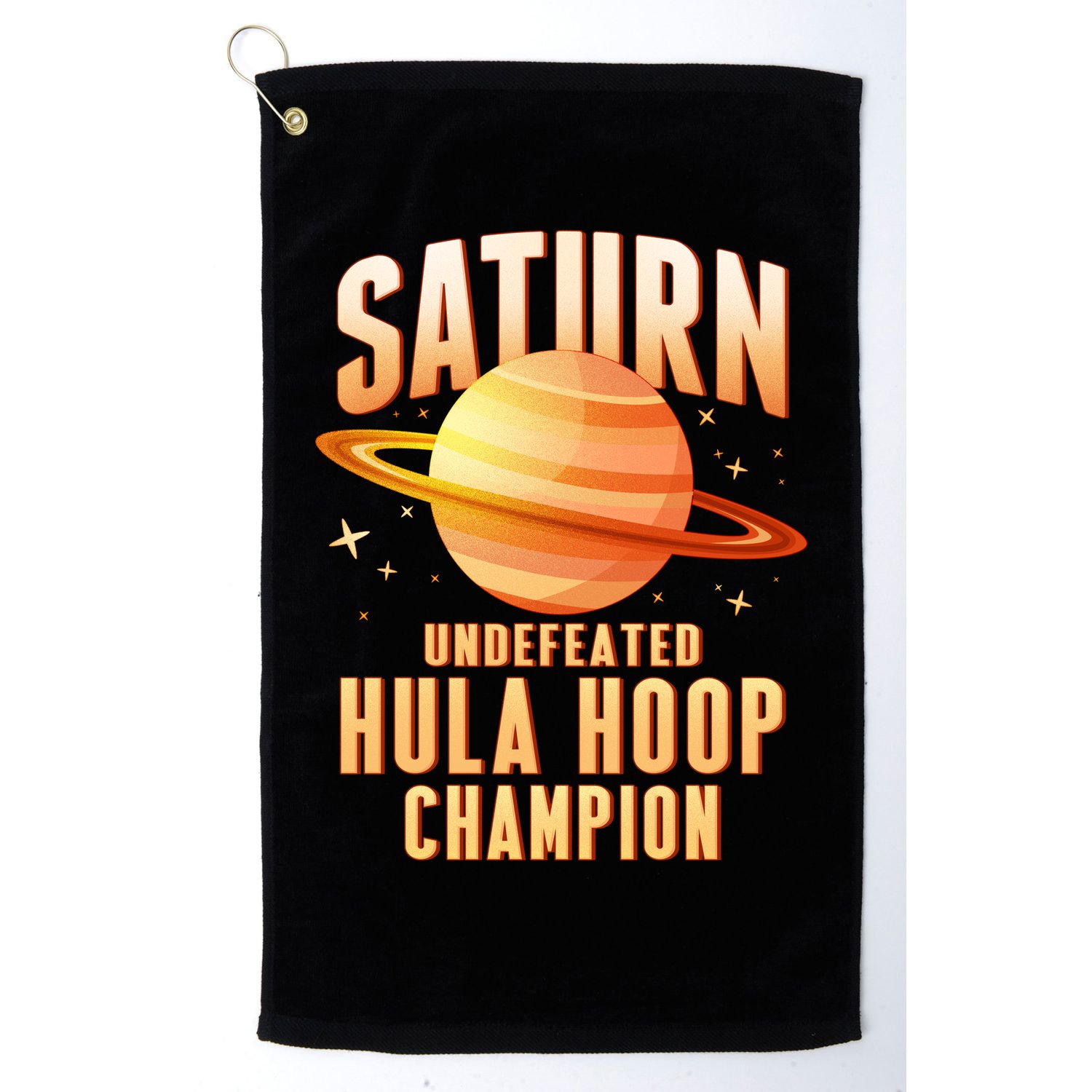 Saturn Undefeated Hula Hoop Champion Golf Towel