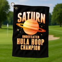 Saturn Undefeated Hula Hoop Champion Golf Towel