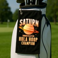 Saturn Undefeated Hula Hoop Champion Golf Towel