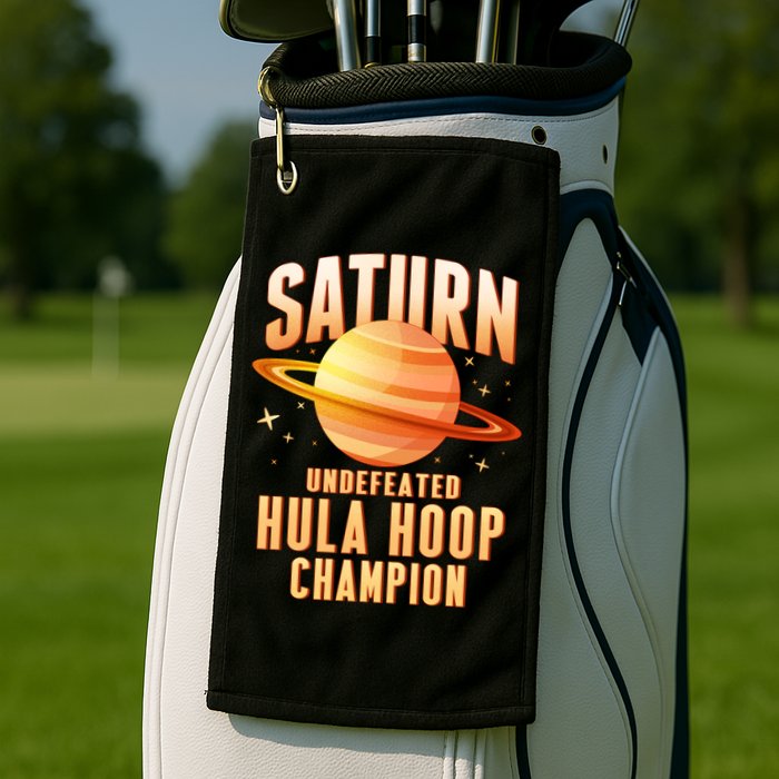 Saturn Undefeated Hula Hoop Champion Golf Towel
