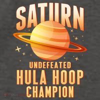 Saturn Undefeated Hula Hoop Champion Vector Backpack