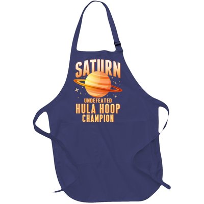 Saturn Undefeated Hula Hoop Champion Full-Length Apron With Pockets