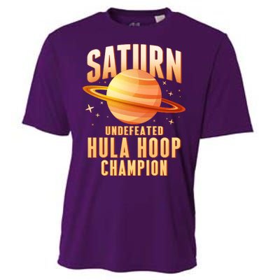 Saturn Undefeated Hula Hoop Champion Cooling Performance Crew T-Shirt