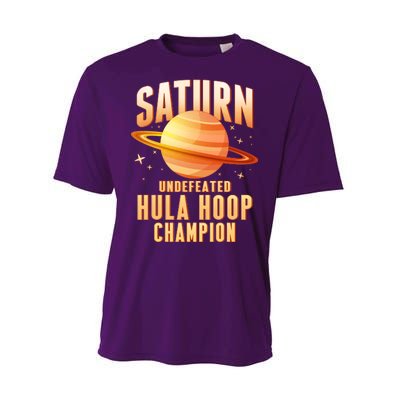 Saturn Undefeated Hula Hoop Champion Performance Sprint T-Shirt