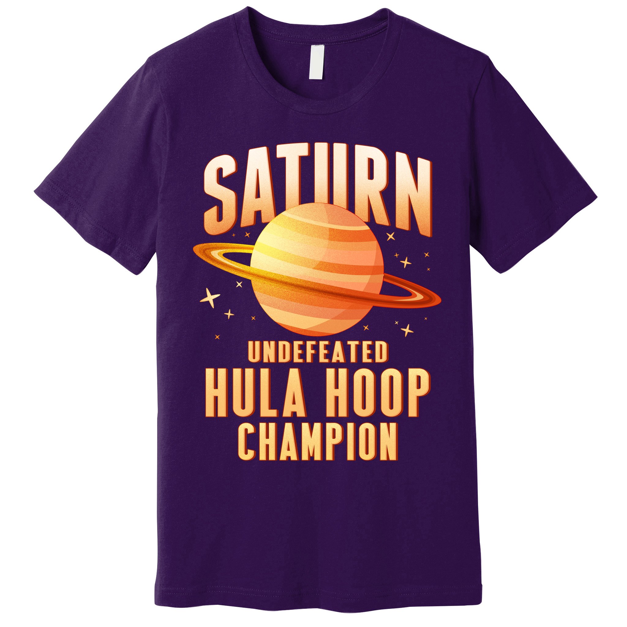 Saturn Undefeated Hula Hoop Champion Premium T-Shirt