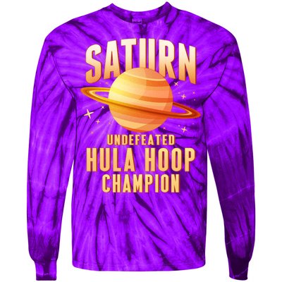 Saturn Undefeated Hula Hoop Champion Tie-Dye Long Sleeve Shirt