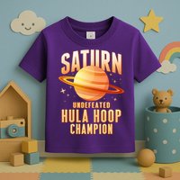 Saturn Undefeated Hula Hoop Champion Toddler T-Shirt